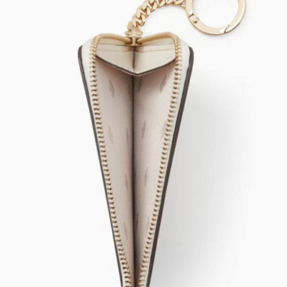 Kate Spade Wild Petal Medium L-Zip Card Holder - Picture 4 of 5